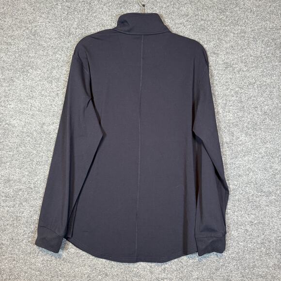 Bylt Elite Fairway Pullover Large Mens Blue 1/4 Zip Sweater Performance Stretch - Picture 10 of 11